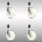 Service Caster 5 Inch 316SS Nylon Wheel Swivel 1-1/2 Inch Expanding Stem Caster Set SCC SCC-SS316EX20S514-NYS-112-4 - alternate 1